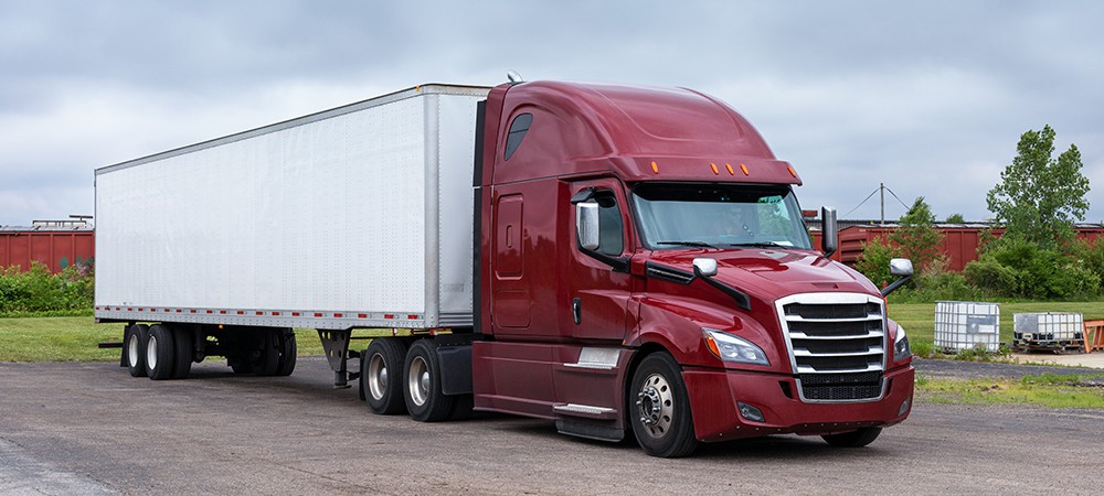 Dry Van Freight Transport banner